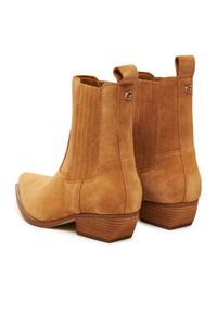 Guess Kowbojki FLTLN2 SUE10 Brązowy. Kolor: brązowy. Materiał: skóra, zamsz #4