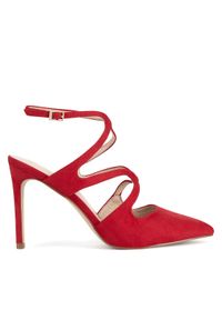 DeeZee Sandały WYL3616-5 Czerwony. Kolor: czerwony. Materiał: materiał