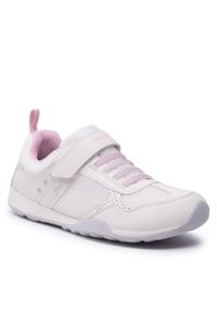 Sneakersy Geox J Jocker Plus G. B J25AUB 054GN C0814 D White/Lt Pink. Kolor: biały. Materiał: skóra