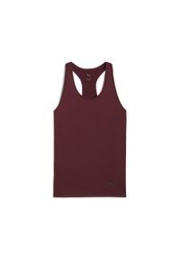 Puma - Damska koszulka bez rękawów TAD ESSENTIALS o kroju bokserki PUMA. Kolor: czerwony. Długość rękawa: bez rękawów. Sport: bieganie