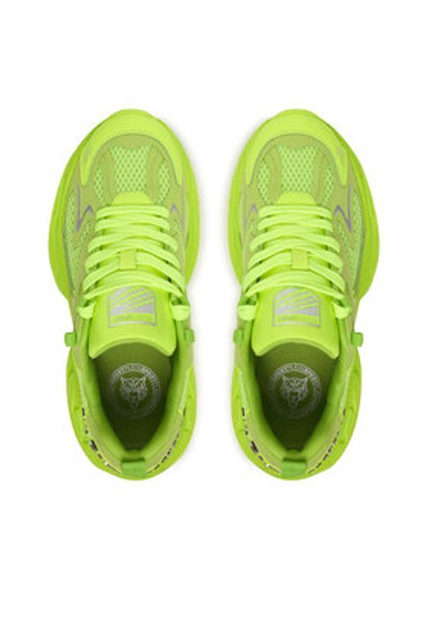 Plein Sport Sneakersy SAFS USC0931 STE003N Żółty. Kolor: żółty. Materiał: materiał