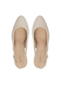 Caprice Czółenka 9-29606-42 Kremowy. Kolor: kremowy. Materiał: skóra #3