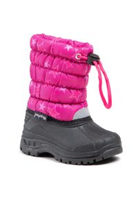Śniegowce Playshoes - 193015 Pink 18. Okazja: na spacer. Kolor: różowy. Materiał: materiał. Szerokość cholewki: normalna. Wzór: aplikacja #1