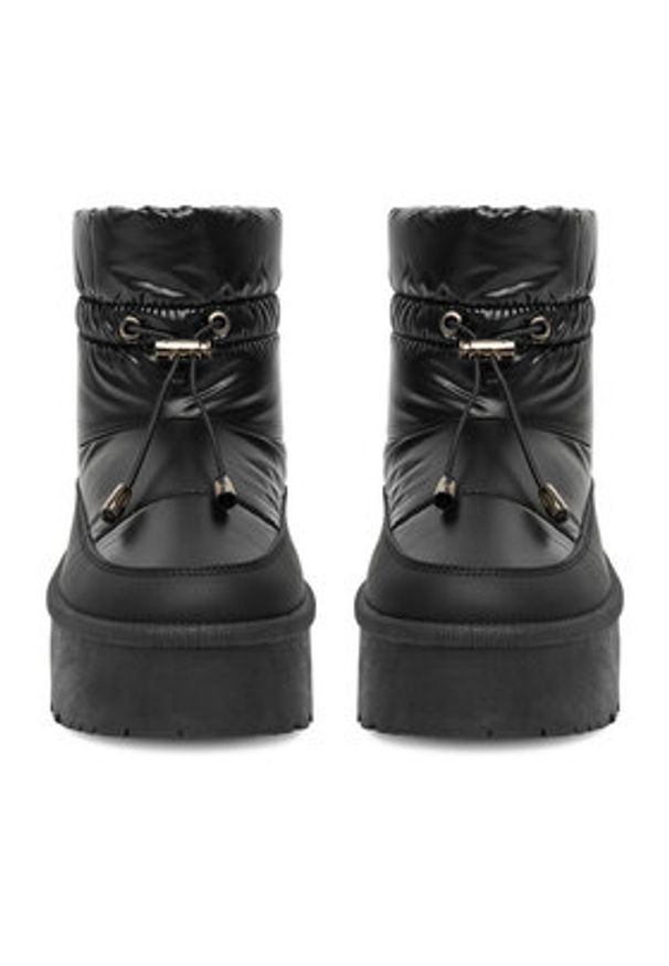 DeeZee Śniegowce HD1288 Czarny. Kolor: czarny. Materiał: materiał