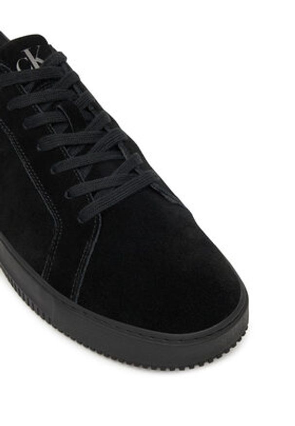 Calvin Klein Jeans Sneakersy Chunky Cupsole Su YM0YM01299 Czarny. Kolor: czarny. Materiał: zamsz, skóra