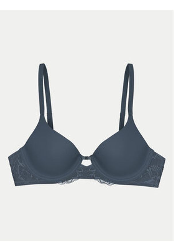 Triumph Biustonosz z fiszbiną Amourette Charm 10214459 Niebieski. Kolor: niebieski. Materiał: syntetyk