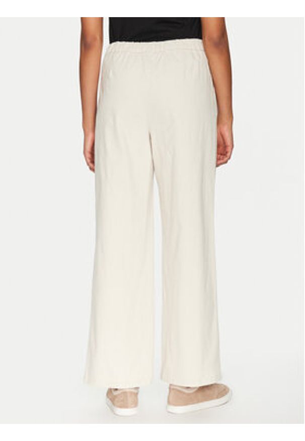 only - ONLY Spodnie materiałowe Stella 15338662 Beżowy Wide Leg. Kolor: beżowy. Materiał: bawełna