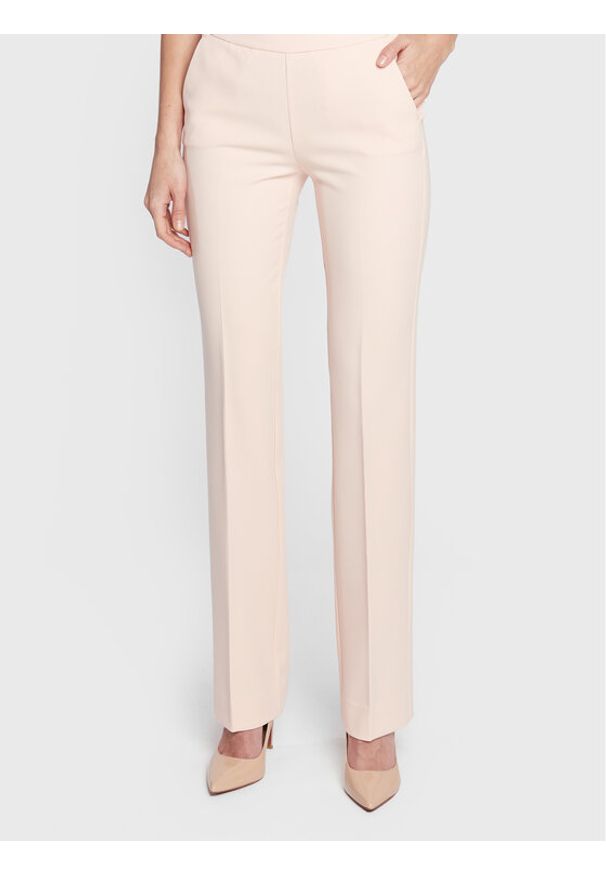 Marciano Guess Spodnie materiałowe 1BGB32 9653Z Różowy Regular Fit. Kolor: różowy. Materiał: syntetyk