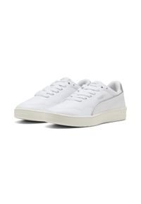 Puma - Damskie sneakersy Court Lally Day Night PUMA White Silver Metallic. Okazja: na co dzień. Kolor: szary, biały, wielokolorowy