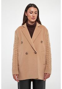 Ermanno Firenze - Płaszcz damski wełniany ERMANNO FIRENZE. Materiał: wełna #5