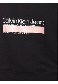Calvin Klein Jeans Bluza J30J323812 Czarny Regular Fit. Kolor: czarny. Materiał: bawełna