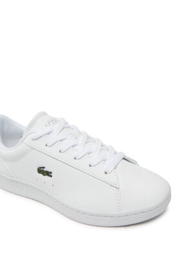 Lacoste Sneakersy Carnaby Set 224 3 Suj 7-48SUJ001321G Biały. Kolor: biały. Materiał: skóra