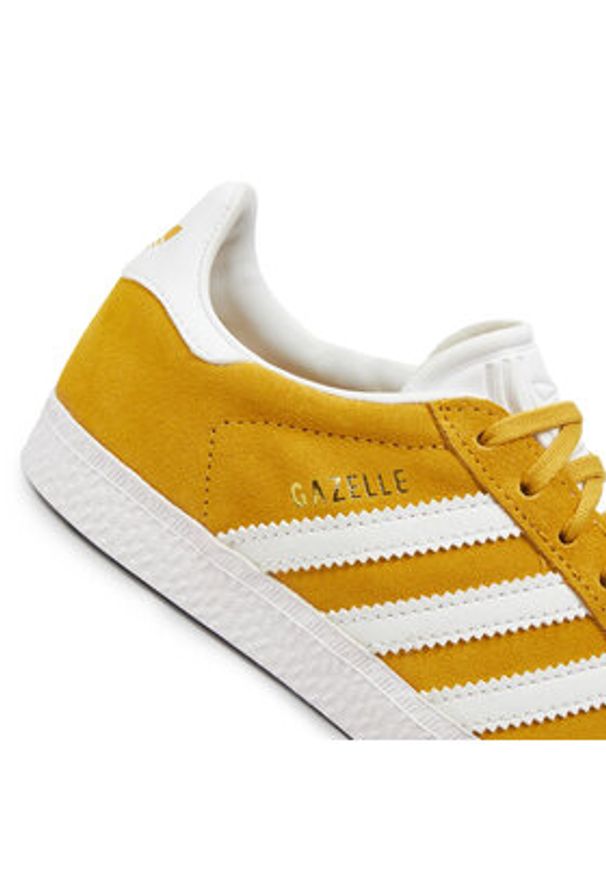 Adidas - adidas Sneakersy Gazelle IF9808 Żółty. Kolor: żółty. Materiał: zamsz, skóra. Model: Adidas Gazelle