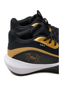 Under Armour Buty do koszykówki UA Lockdown 7 3028512 Czarny. Kolor: czarny. Materiał: skóra. Sport: koszykówka