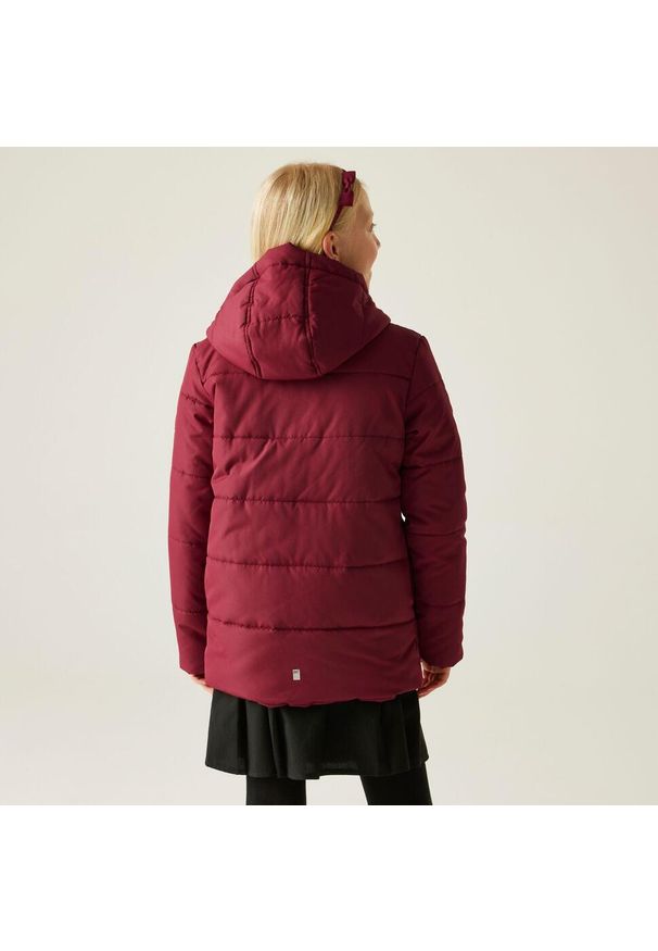 Regatta - Kurtka dziecięca zimowa Halkner. Okazja: na co dzień, na uczelnię. Kolor: czerwony. Materiał: puch. Sezon: zima. Styl: casual, sportowy