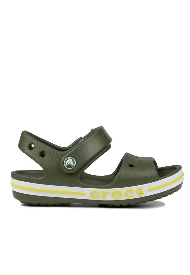 Sandały dziecięce Crocs BAYABAND. Kolor: żółty, biały, wielokolorowy, zielony