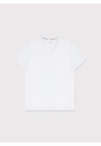 Pako Lorente - PAKO LORENTE – T-shirt v-neck w białym kolorze, dwupak. Kolor: biały, czarny. Materiał: bawełna, elastan. Długość rękawa: krótki rękaw. Długość: krótkie