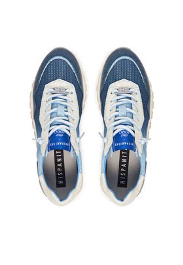 Hispanitas Sneakersy SHV264825 C002 Niebieski. Kolor: niebieski. Materiał: skóra