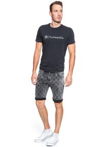 Mustang - SPODENKI MUSTANG 5-Pocket-Shorts 1009594 4000 45. Materiał: jeans. Wzór: kratka #7