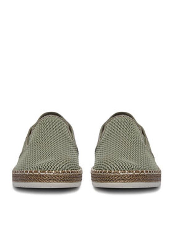 Rieker Espadryle CEO-B5265-52 Zielony jasny. Kolor: zielony. Materiał: materiał