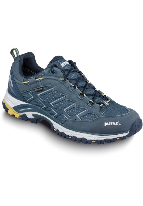 MEINDL - Buty Meindl Caribe GTX. Okazja: na co dzień. Zapięcie: sznurówki. Kolor: niebieski. Materiał: materiał. Szerokość cholewki: normalna