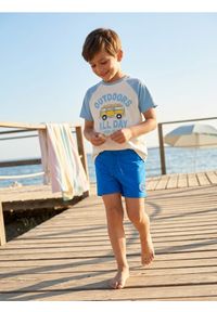 Sinsay - Jednolite kąpielówki - niebieski. Kolor: niebieski. Wzór: jednolity