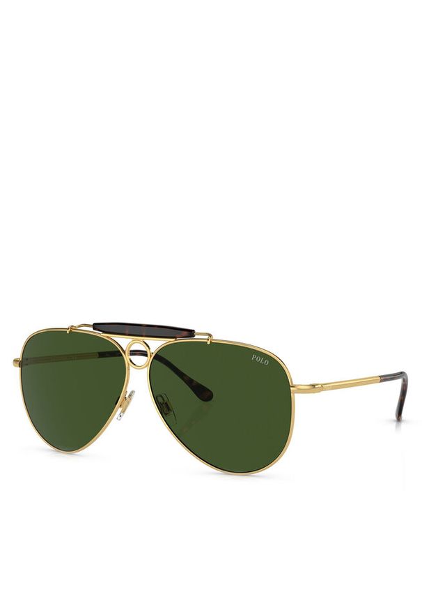 Okulary przeciwsłoneczne Polo Ralph Lauren. Kolor: złoty