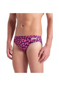 Kąpielówki Arena Leopard Skin LTD. Kolor: fioletowy