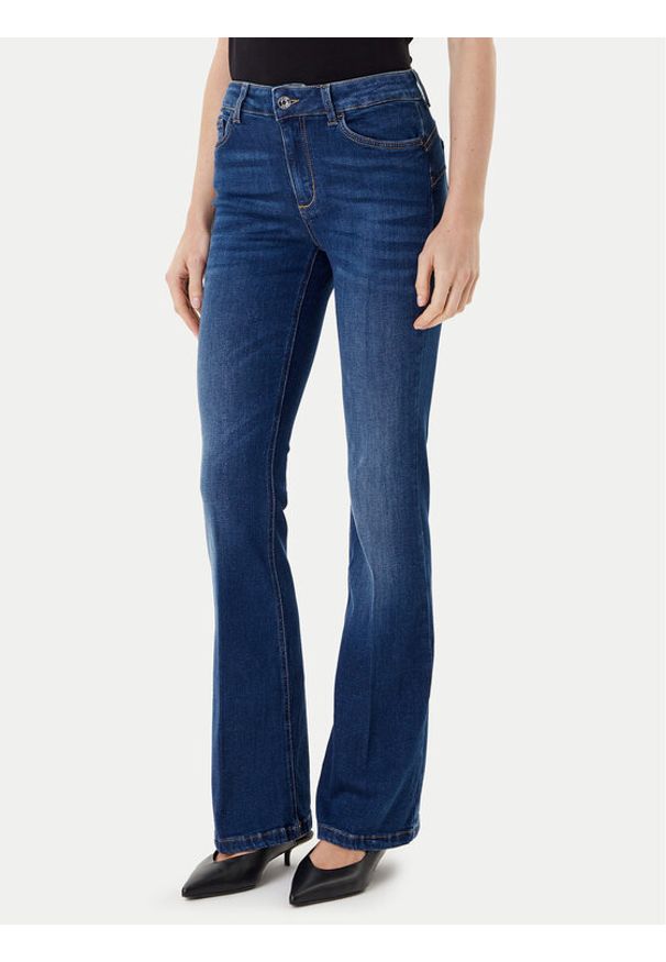 Liu Jo Jeansy UF5058 DS015 78349 Granatowy Regular Fit. Kolor: niebieski. Materiał: bawełna, jeans