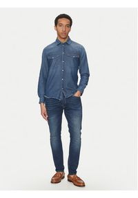 Liu Jo Koszula jeansowa QA5294 D0256 Niebieski Regular Fit. Kolor: niebieski. Materiał: bawełna #4
