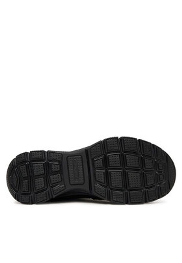 skechers - Skechers Botki Easy Going 167862/BLK Czarny. Kolor: czarny. Materiał: zamsz, skóra