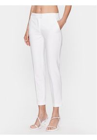 Luisa Spagnoli Spodnie materiałowe Acuto D 539997 Biały Slim Fit. Kolor: biały. Materiał: bawełna #1
