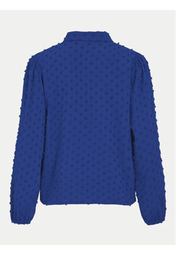 Vila Koszula Brietta 14102572 Niebieski Regular Fit. Kolor: niebieski. Materiał: syntetyk