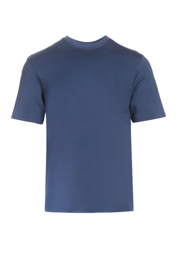 Born2be - Granatowa Koszulka Pixyphe. Okazja: na co dzień. Kolor: niebieski. Styl: klasyczny, casual, elegancki