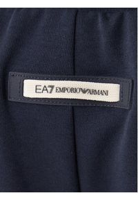 EA7 Emporio Armani Spodnie dresowe 7M001482 AF12660 UB102 Granatowy Regular Fit. Kolor: niebieski. Materiał: syntetyk, bawełna #2