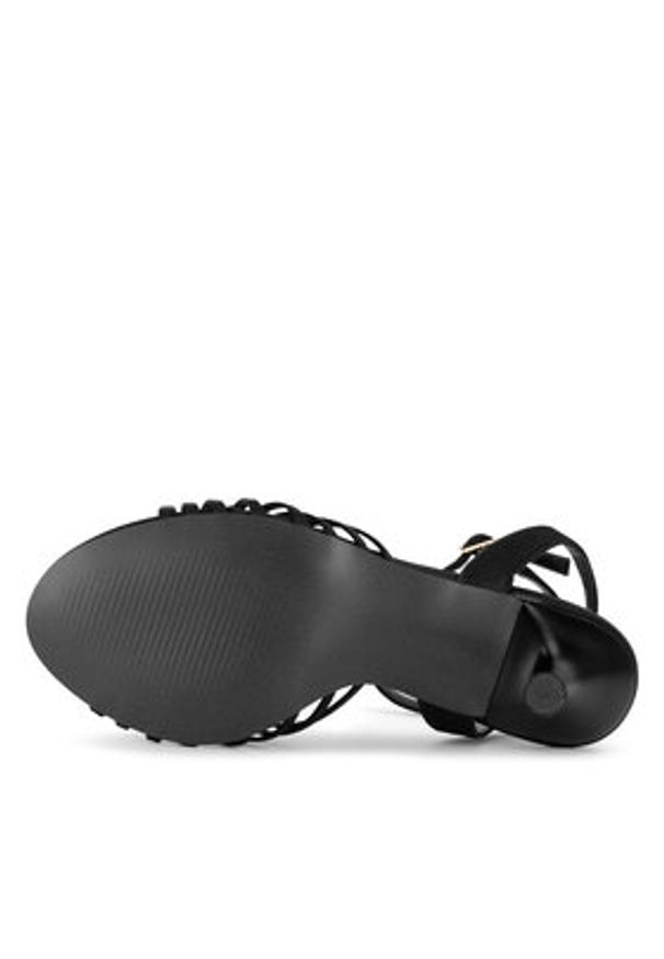 Jenny - JENNY Sandały CD24070-2 Czarny. Kolor: czarny. Materiał: materiał