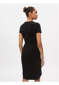 EA7 Emporio Armani Sukienka codzienna 3DTA62 TJ01Z 1200 Czarny Slim Fit. Okazja: na co dzień. Kolor: czarny. Materiał: bawełna. Typ sukienki: proste. Styl: casual #6