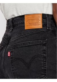Levi's® Szorty jeansowe Ribcage 77879-0052 Czarny Slim Fit. Kolor: czarny. Materiał: jeans #2