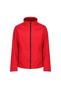 Regatta - Softshell Męski Ablaze. Kolor: czarny, czerwony, wielokolorowy. Materiał: softshell. Sezon: jesień. Sport: turystyka piesza #1