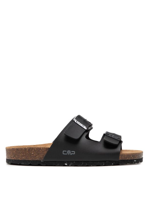 CMP Klapki Eco Thalitha Slipper 3Q91016 Czarny. Kolor: czarny. Materiał: skóra