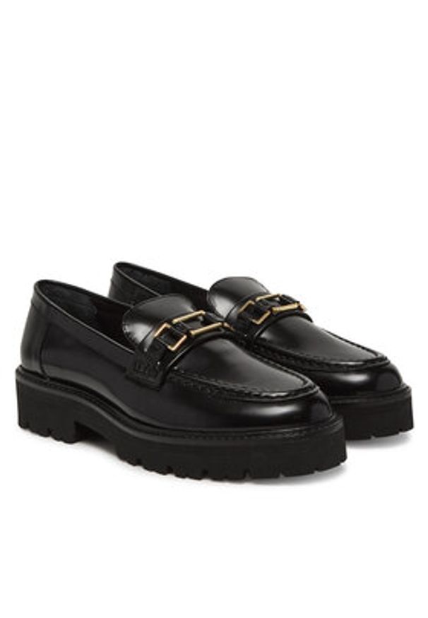 Marella Loafersy Epsilon 2513521116200 Czarny. Kolor: czarny. Materiał: skóra