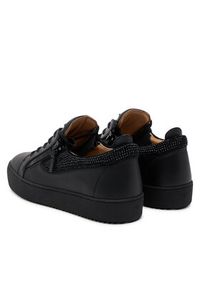 Giuseppe Zanotti - GIUSEPPE ZANOTTI Sneakersy May London RU40038/001 Czarny. Kolor: czarny. Materiał: skóra