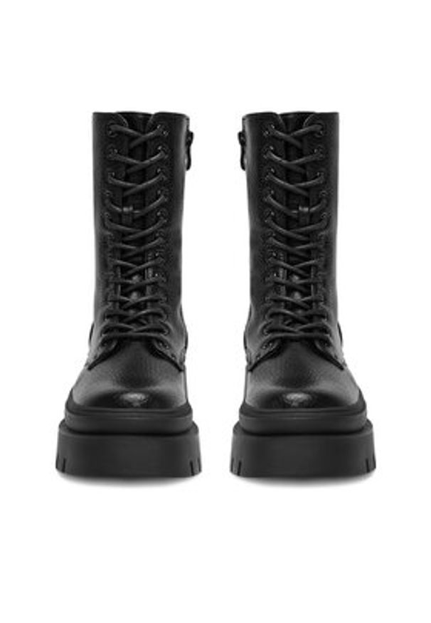 DeeZee Trzewiki 60063-12 Czarny. Kolor: czarny. Materiał: syntetyk, materiał