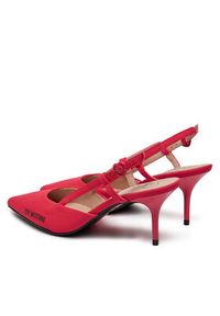 Love Moschino - LOVE MOSCHINO Sandały JA10627G1MIMX500 Czerwony. Kolor: czerwony. Materiał: materiał #6