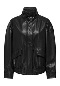 only - ONLY Kurtka z imitacji skóry Julia 15373024 Czarny Loose Fit. Kolor: czarny. Materiał: skóra #2
