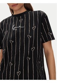 Karl Kani T-Shirt Signature Heart Pinstripe Os 61300126 Czarny Regular Fit. Kolor: czarny. Materiał: bawełna #3