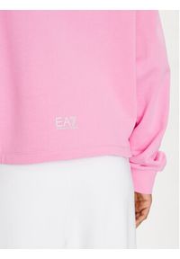 EA7 Emporio Armani Bluza 3DTM03 TJSYZ 1432 Różowy Regular Fit. Kolor: różowy. Materiał: bawełna #4