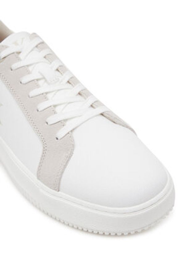 Calvin Klein Jeans Sneakersy Chunky Cupsole Mg Canvas YM0YM01219 Biały. Kolor: biały. Materiał: materiał