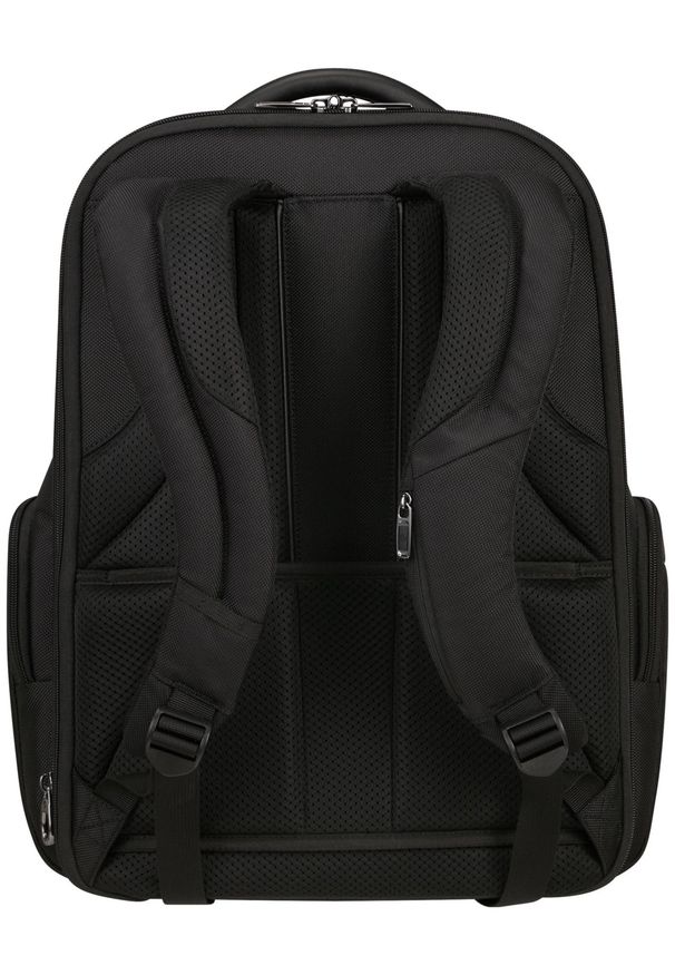 Plecak Samsonite 147138 1041 17.3'' PRO-DLX6 czarny. Kolor: czarny. Materiał: materiał, skóra. Wzór: kolorowy. Styl: elegancki, biznesowy