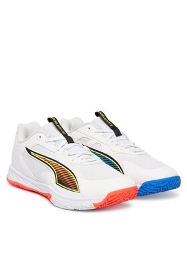 Puma Buty halowe Accelerate Pro 4 Game On 108889 01 Biały. Kolor: biały. Materiał: materiał